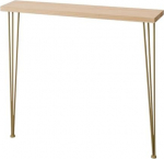 Moderner Konsolentisch mit rechteckiger Basis, Wandfl&auml;chen, seitlicher Flur, Eingangsbereich, schmaler Eingangstisch, Konsolentisch f&uuml;r den Flur, schmaler Langer Tisch, schmaler Sofatisch mi