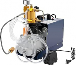 1800 W kaasaskantav PCP &otilde;hukompressor, 220 V elektriline PCP &otilde;hukompressor pump 4500 Psi 300 Bar k&otilde;rge r&otilde;hu &otilde;hupump 2800 rpm, k&otilde;rge r&otilde;hu PCP inflaator pudelite t&auml;itmiseks