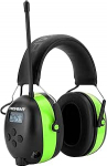 PROHEAR 033 Raadioga k&otilde;rvakaitsmed, SNR31dB - k&otilde;rvaklapid Bluetooth FM/AM, sisseehitatud mikrofon ja m&uuml;rav&auml;hendus m&uuml;raintensiivseteks vaba aja veetmise tegevusteks - roheline
