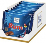Ritter Sport Jamaica Rum Crispy Bag kr&otilde;bedad t&uuml;kid ehtsa Jamaica rummiga, t&auml;idetud piima&scaron;okolaad, sobib emadep&auml;evaks ja isadep&auml;evaks, 10 x 200 g