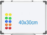 S Sienoc whiteboard, magnetic wall with aluminium frame, magnetic whiteboard and magnetic board, white painted.
