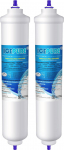 ICEPURE veefilter k&uuml;lmik &uuml;hildub Samsung DA29-10105J, DA29-10105J HAFEX/EXP, DA99-02131B, WSF-100, EF9603, HAIER LG Inline-k&uuml;lmikuga, 2 tk.