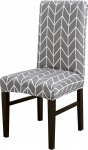 Okyuk Dining Chair Covers Set of 4, Stretch Dining Chair Protective Printed Slipcovers,Elastic Removable Washable Chair Protector Seat Covers for Dining Room Banquet Party Home Decor