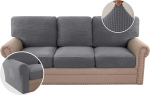 H.VERSAILTEX Multi Piece Diivan Covers, Stretch Diivan Covers, Custom Fit istmed ja seljapadjad, 3 istmekatet pluss 3 seljakaitset, boonus 2 k&auml;etoe katted) Hall