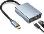 BLKing USB C Ethernet adapter, Ethernet USB C-le, C-t&uuml;&uuml;pi RJ45 Gigabit LAN v&otilde;rguadapter, &uuml;hildub Chromecast Google TV, i-Pad Airiga