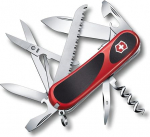 Victorinox Swiss Army Knife Evolution S17 Multitool &Scaron;veitsi armee nuga 15 funktsiooniga lukustatav tera kruvikeeraja Punane