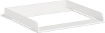 Bellabino Oti muutmisalus, kvaliteetne muutmislauaplaat Malm, Hemnes, Nordli riietuslauale, valge, 10 x 74 x 80 cm.