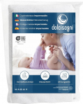 DOLCI SOGNI madratsikaitse 70 x 140 cm (2 tk) - veekindel, hingav, antibakteriaalne - nurgakummiga - pestav kuni 60&deg;C - &Ouml;koTex - valmistatud Euroopas.