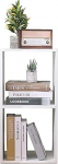Etnicart Double Cube Storage Box Bookcase White 35 x 30 x 70 cm MDF puidust disain kontor elutuba riiul CD laste kuubik puidust plokk massiivne