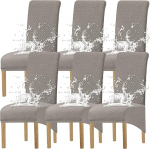 XL toolikatted, universaalsed Stretch toolikatted, 2, 4, 6 toolikatte komplekt s&ouml;&ouml;gitoa toolidele, helehall 1, 6 katted