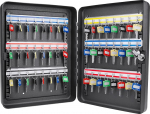 Barska 48 Position Key Lock Box with Lock and Key, Black