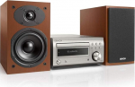 Denon D-M 41 Kompaktne hi-fi s&uuml;steem 2 x 30 vati v&auml;ljundv&otilde;imsusega premium h&otilde;bedane / kirsipuu