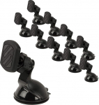Scosche MAGWSM-10PKFLT MagicMount Magnetic Suction Phone Mount armatuurlauale v&otilde;i tuuleklaasile, 360&deg; reguleeritav magnetiline pea, universaalne telefonihoidja iPhone'ile, Samsungile ja muudele telefonidele.