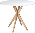 Jubi Round Dining Table 70 cm White