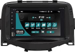 Autoraadio Toyota Aygo (2014-2018), Citroen C1 (2014-2021), Peugeot 108 standardse tagumise kaameraga Android GPS Bluetooth WiFi USB DAB+ puuteekraaniga 6.2 tolli 8Core Carplay Android Auto