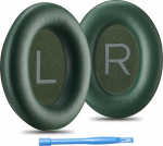 AHG QuietComfort k&otilde;rvapadjad asenduspadjad, mis &uuml;hilduvad Bose QuietComfort (2023), QC45 QCSE QC35 QC35 II m&uuml;rasummutusega k&otilde;rvaklappidega (ts&uuml;pressiroheline) Eriti paksud | Suurep&auml;rane mugavus/kindlus