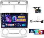 4+64G Androidi autoraadio Kia Sportage 2005 2006 2007 2008 2009 2010 juhtmevaba Carpaly & Android Car, 9-tolline IPS puuteekraaniga raadio koos Bluetooth 5.0/GPS/Reversioonikaamera/FM/WiFi/SWC-ga