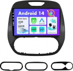 Android 14 IPS autoraadio, mis sobib Renault Kaptur Captur (2014-2019) - Sisseehitatud Carplay/Android Car/DSP - LED-kaamera + MIC - 4G + 64G - DAB 360 kaamera roolijuhtimispuldi juhtimine Fast Boot -2