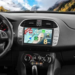 4G + 64G CAMECHO 8-tuumaline Android 13 autoraadio Fiat Bravo 2008 2009-2013 koos Navi Carplay Android autoga, 9-tolline Double DIN raadio puuteekraan DSP RDS Bluetooth 5.0 peeglilink + tagurdamine