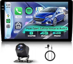 Hodozzy Autoradio 4GB + 64GB Opel Zafira/Antara/Astra 2006-2010 Android 9-tolline InCell puuteekraaniga navigatsioon Carplay traadita Android autoraadio 2 DIN Bluetooth DSP WiFi raadio FM RDS SWC tagurdamine
