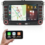 Autoraadio koos navigatsiooniekraaniga VW Golf 5/6 Seat Passat Sharan Tiguanile, 7-tolline Golf raadio koos Apple CarPlay & Android Car Mirrorlinkiga, VW Polo T5 Caddy raadio Bluetooth GPS SWC EQ USB FM, Linux