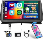[2G + 64G] Hikity autoraadio Renault Clio 3 2008-2014 Android 15 Wireless Carplay Android Auto 9-tolline autoraadio 26UI FM RDS GPS navigatsiooniga WiFi EQ Bluetooth Mic tagurduskaameraga