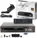 Leyf satelliidi vastuv&otilde;tja PVR salvestusfunktsiooniga digitaalne satelliidi vastuv&otilde;tja (HDTV, DVB-S /DVB-S2, HDMI, SCART, 2x USB, Full HD 1080p) [eelprogrammeeritud Astra, Hotbird ja T&uuml;rksat jaoks] + HDMI kaabel.