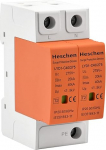 Heschen &uuml;lepingekaitse seade, LYD1-C40/275, 2P 275V 20KA tulekindel madalpinge eemaldaja, 35mm DIN r&ouml;&ouml;pale paigaldatud