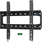 HOME VISION TV seinakinnitus, fikseeritud ultraslim telerihoidik 26-55-tollistele lamedatele ja k&otilde;veratele teleritele/monitoridele, kuni 45 kg, max. VESA 400 x 400 mm, universaalne telerihoidik seinale