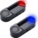 Solar Powered Fake Auto alarm vilkuv valgus punase LED Intelligentne valgusandur USB Backup laadimine vargusevastane Dummy Alarm auto ja Van ohutuse simuleeritud auto alarm LED