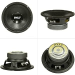 WOOFER MADAL KESKMINE HAJUTI MADALA TOONIGA K&Otilde;LAR PYLE PPA6 PPA 6 ALATES 16,50 CM 165 MM 6,5 TOLLI 150 WATT RMS E 400 WATT MAX CON IMPEDANTS 8 OHM MAJA DJ, PEOD, PEOD, PLAT. TE, TE, DISKO