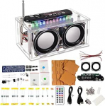 DIY elektrooniline k&otilde;larite jootekomplekt, raadiokomplekt FM-raadio ja h&auml;&auml;le salvestamisega, k&otilde;larite komplekt h&auml;&auml;ljuhtimisega LED ja kaugjuhtimispuldiga, elektrooniline ehituskomplekt t&auml;iskasvanutele