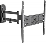 Meliconi Slimstyle Plus 400SDR kahe varrega seinakinnitus lameekraaniga teleritele 40" kuni 82", horisontaalne ja vertikaalne reguleerimine, VESA 200-300-400, must, sobib OLED telerile