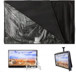 V&auml;litingimustes kasutatav teleri kate selge esik&uuml;ljega COOSOO TV kate veekindel universaalne kaitse LCD LED plasmatelerile koos puldi tasku sobilik 22-24-tollise teleri jaoks