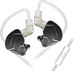 KZ ZSN Prox k&otilde;rvaklapid Balanced Armature Driver Hybrid Technology 1DD 1BA Mugavad k&otilde;rvaklapid k&otilde;rvam&uuml;ra summutamisega mobiiltelefonidele Android (mikrofon, must)