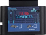 MS to MD m&auml;ngukaartide konverter, &uuml;hilduv m&auml;nguplatvormi konverter Mega Drive, Genesis m&auml;ngude videokassettide konverter (must)