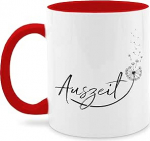 Mug 325 ml - Lausung - Time Out Relaxing Relax Dandelion - 325 ml - Punane - Mug with Coffee Cups Lausungid Lausungid Relax Coffee Cup Lausung Mug Happy New Year Dandelions