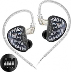 KZ AS24 Pro In-Ear Monitor 12 BA draiveriga, IEM k&otilde;rvaklapid 4 seadistusega, HiFi-bass, m&auml;nguk&otilde;rvaklapid, selge stereoheli k&otilde;igil sagedustel, muusikutele audiof&auml;nnidele