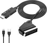 MEIRIYFA Scart HDMI konverteri kaabel koos HD 720p / 1080p l&uuml;litiga HDTV-le, monitorile, projektorile, STB-le