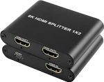 8K HDMI 2.1 1x2 Splitter (must 8K 1 sisse 2 v&auml;lja)