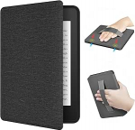 Kaane 7" 12. Kindle Paperwhite, Signature Edition ja Kindle Colorsoft. TPU &uuml;mbris kangastekstuuriga ja k&auml;terihmaga, kahepoolne magnetiline kest &auml;ratamise/magnetiseerimise funktsiooniga (must)