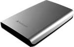 Verbatim Store 'n' Go SuperSpeed 2TB Silver External Hard Drive USB 3.0 External Hard Drive for Windows & Mac OS X & Linux Portable Hard Drive USB Hard Drive Hard Drive