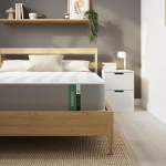 Summerby Sleep King Size (150 cm x 200 cm), Comfort Foam and Coil Spring Hybrid Mattress, Comfortable and Affordable Orthopaedic Mattress for King Bed, Durable Spiral and