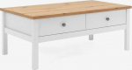 DEINE TANTE EMMA Bergen 002874 56A White Artisan Oak Coffee Table Side Table Living Room Table