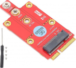 Fdit -PCI Express adapter lauaarvuti v&otilde;rgu jaoks, M.2 NGFF nupp B PCIe adapteri jaoks Toetab SSIC-p&otilde;hist WWAN-mooduli USB-porti, 3042/3052 nupp B