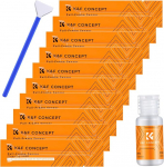 Sensoripuhastuskomplekt t&auml;isformaadis 10 x 24 mm tampoonid + 20 ml sensoripuhastusvahendit