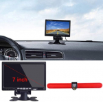 Transporter 7-tolline TFT LCD monitor + piduritulede tagurduskaamera Veekindel tagurduss&uuml;steem VW T5 Multivan Caravelle High Roof / T6 k&otilde;rge katusega / T5 Camper / Lupo 6X / Seat Arosa jaoks