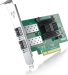 ipolex 10Gb v&otilde;rgukaart, 2X SFP+ port, 10GbE NIC V&otilde;rreldes Intel X520-DA2, Toetab Windows Server/Windows/Linux/VMware (ei toeta Mac OS, Bypass Mode)