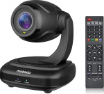 FoxPro PTZ 1080P videokonverentsikaamera, AI n&auml;o j&auml;lgimine, optiline zoom ilma kadudeta, automaatne fookus, 2 sisseehitatud m&uuml;rasummutusmikrofoni, kaugjuhtimispult, &uuml;hildub Zoom/MS Teams'iga