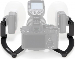 GODOX MF-DB v&auml;lklambi kinnitus 360&deg; p&ouml;&ouml;rlev pea mitme nurga reguleeritav 1/4-tollise standardkruviga hambaravifotograafia portree makrofotograafia jaoks Nikon/Sony/Canon DSLR kaameratele